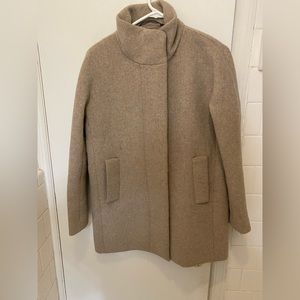 J. Crew Thigh Length Brown/Neutral Coat